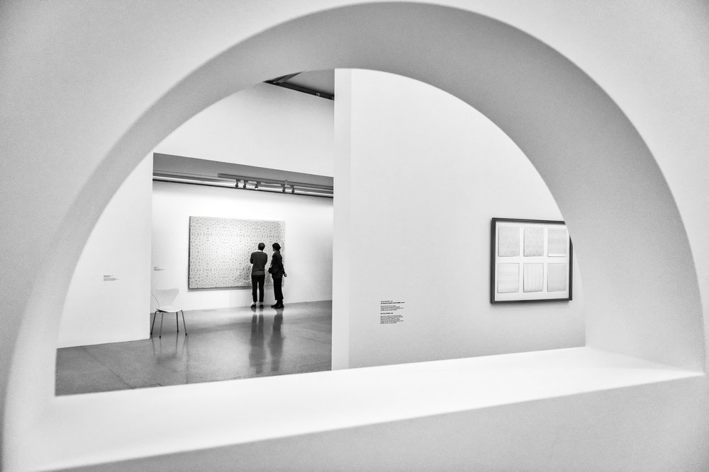 Visitors on the exibition