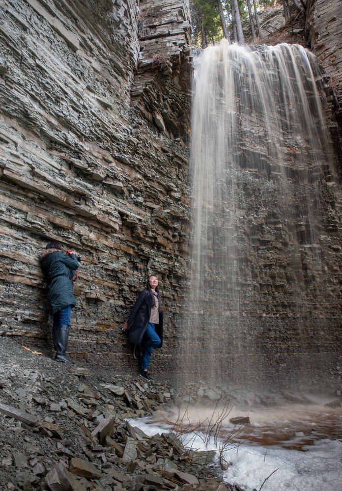 Лесной водопадик