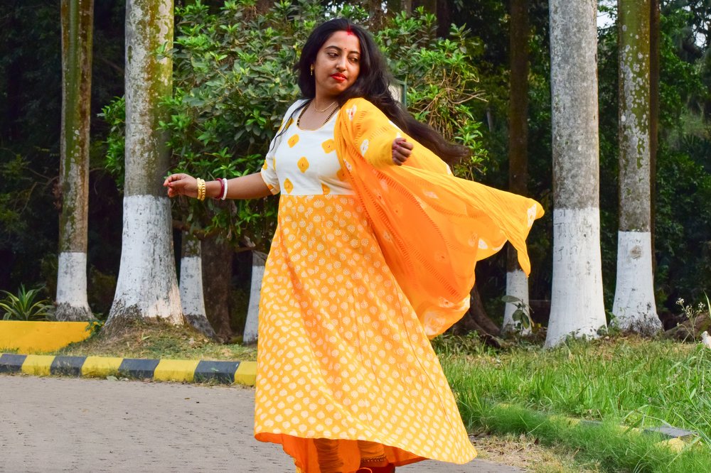 Dancing potrait