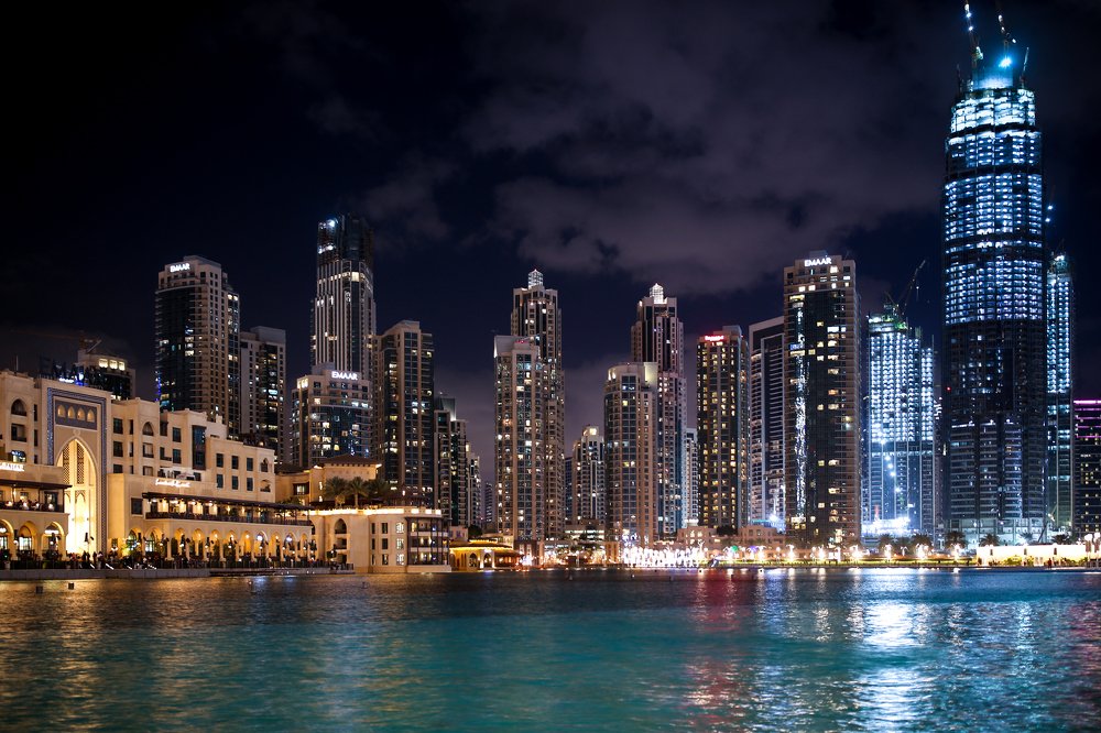 Ночной Дубай