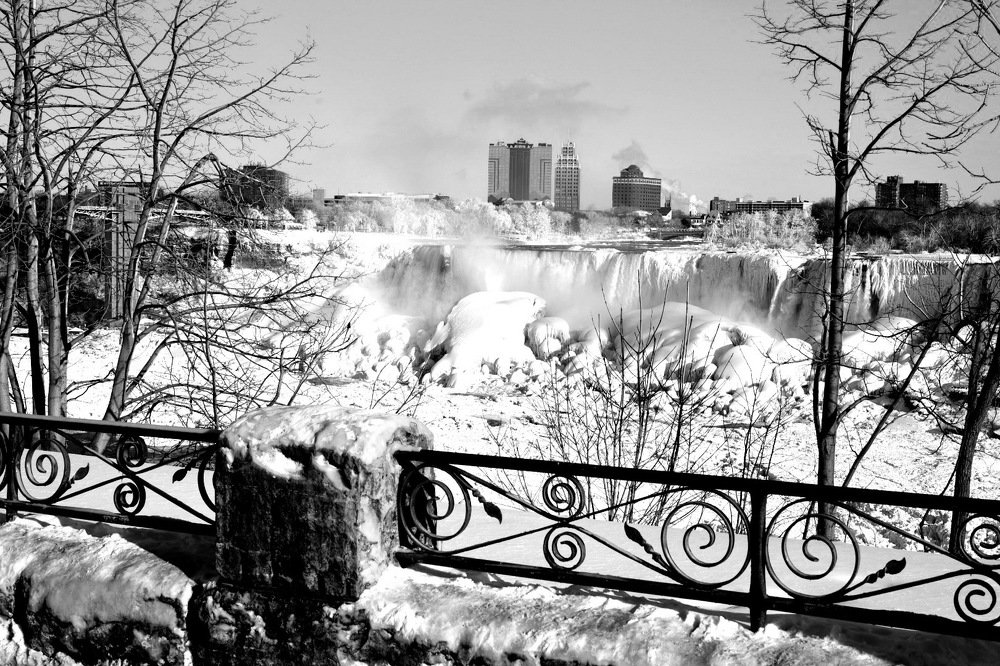 Зима на Ниагарском водопаде 2019
