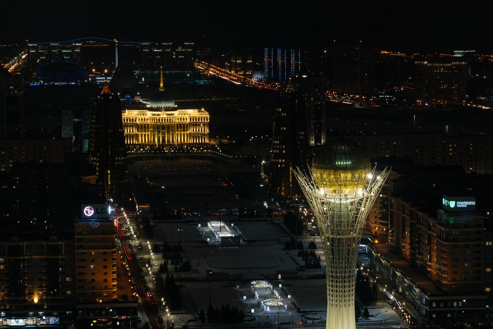 Night Nur-Sultan