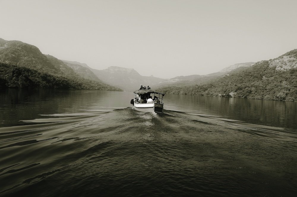 Water waves In landscape