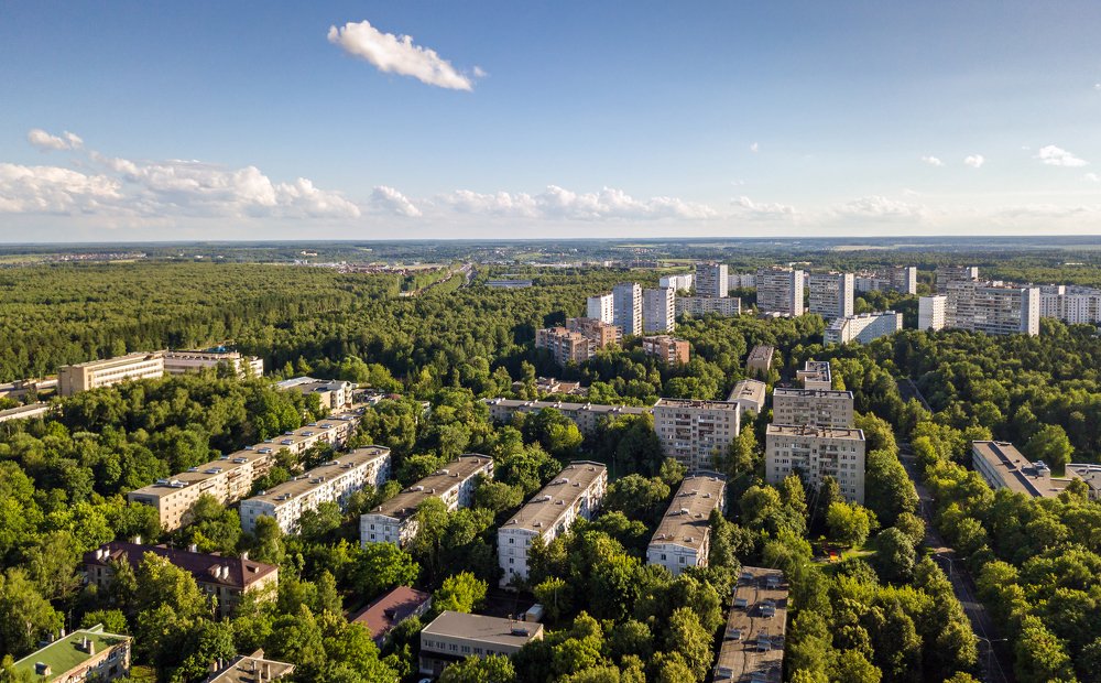 Город зелёного цвета