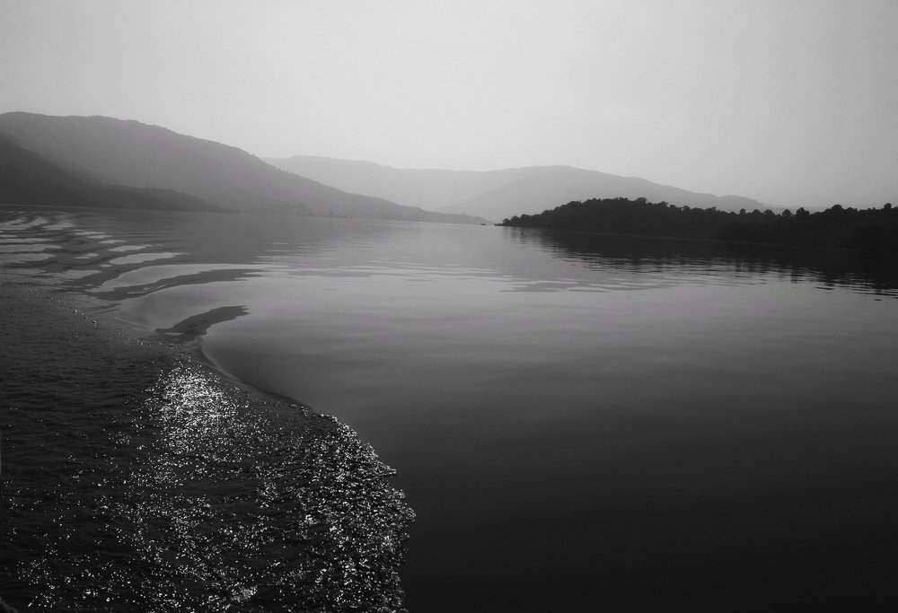 Water waves In landscape