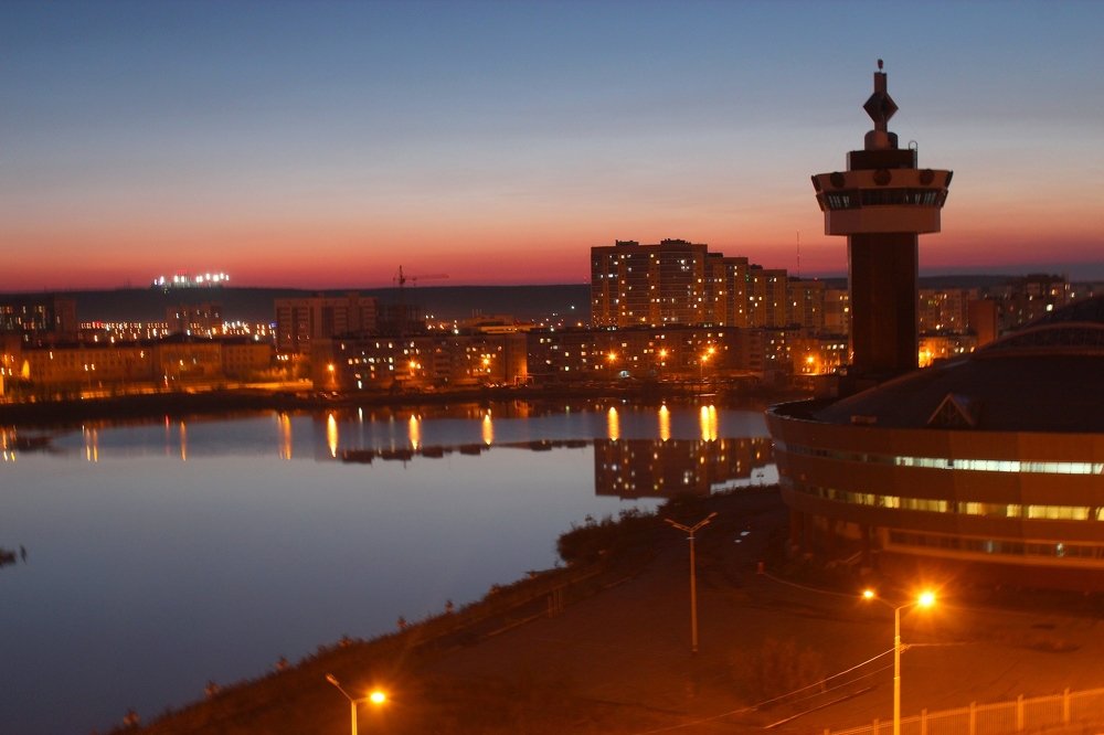 Ночной Якутск