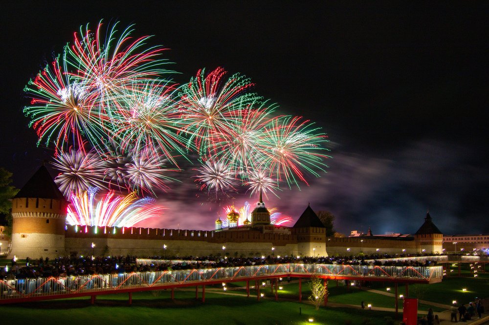 Ночной город 9 мая