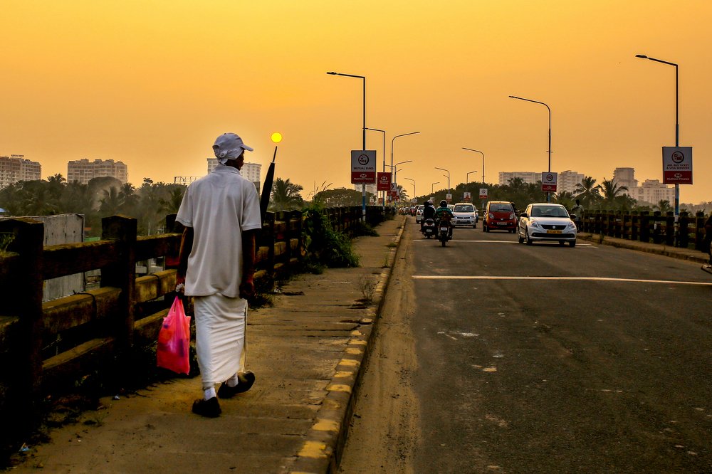 Daily Life of an old man