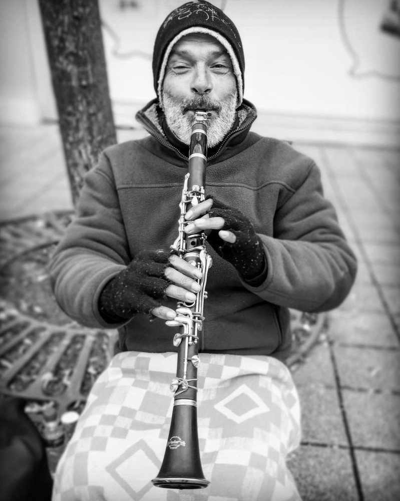 Street musician, busker. Bulgaria