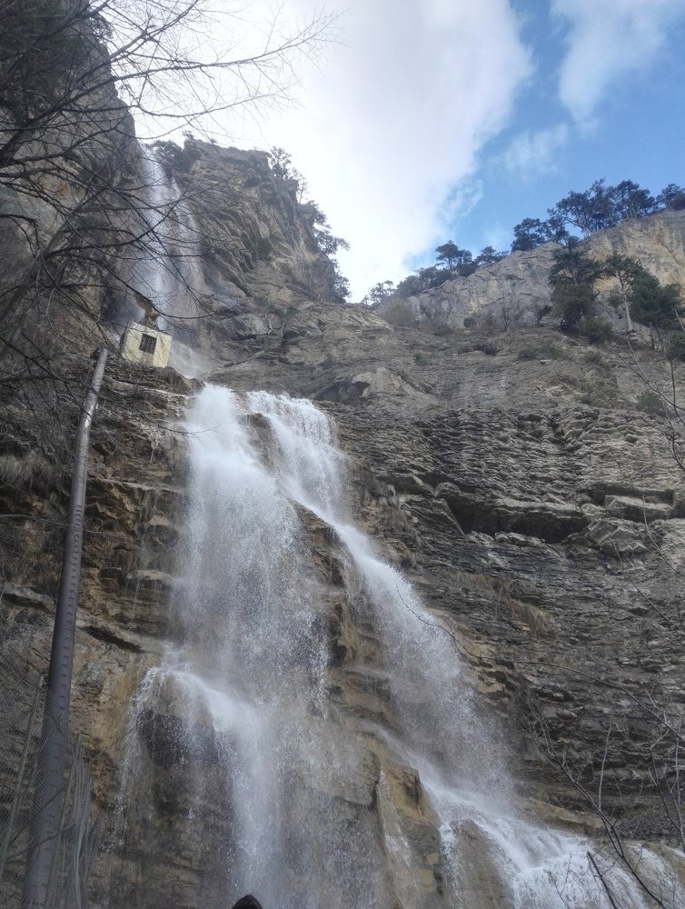 Крым. Водопад Учан Су.