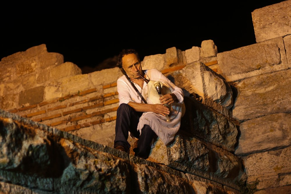 A piper at the gates of Nessebar