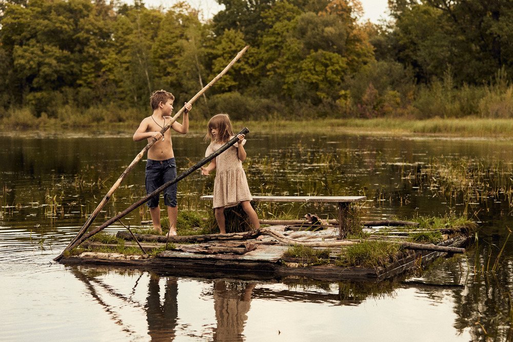 Детство в деревне