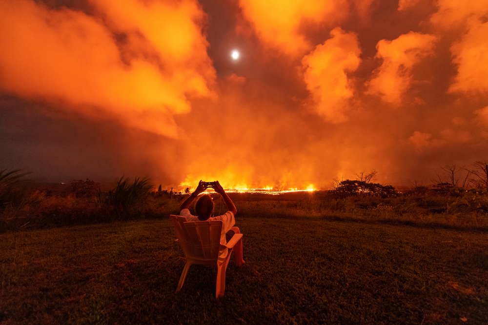 While the earth burns