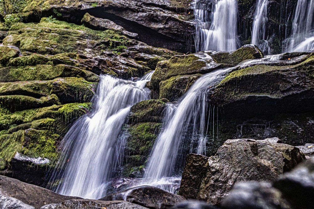 водопад в карпатах