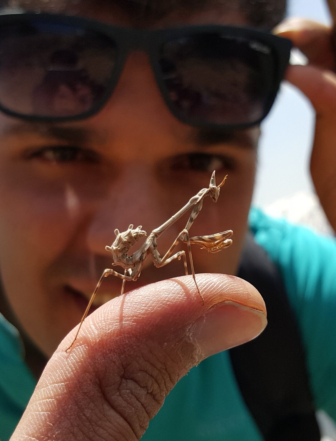 Mantis' Selfie with me