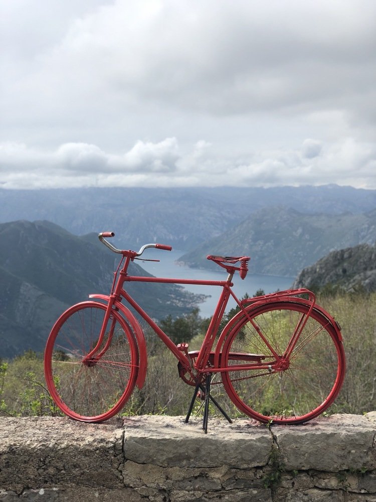 Red bike