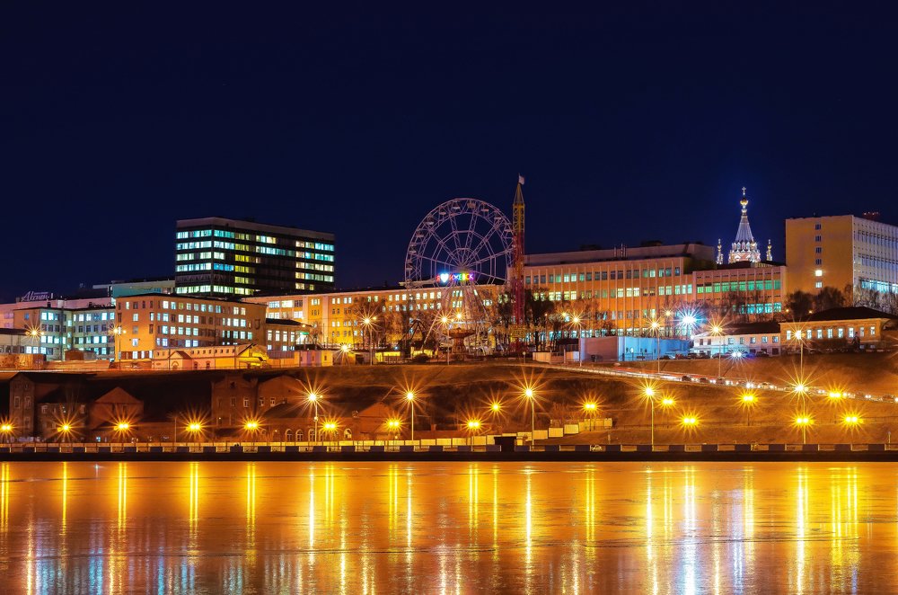 Вид на набережную Ижевска