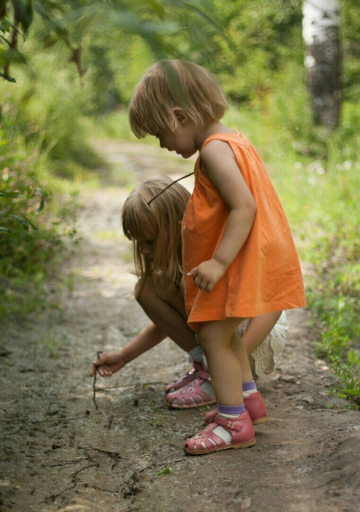 рисуем на земле