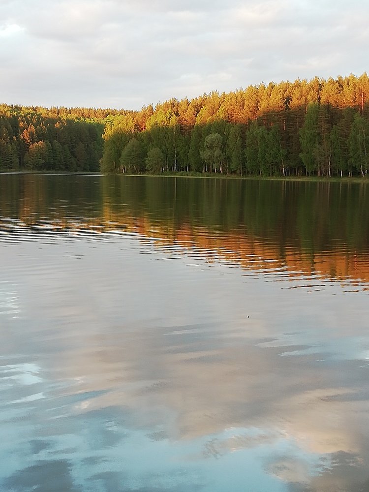 Вечер на озере