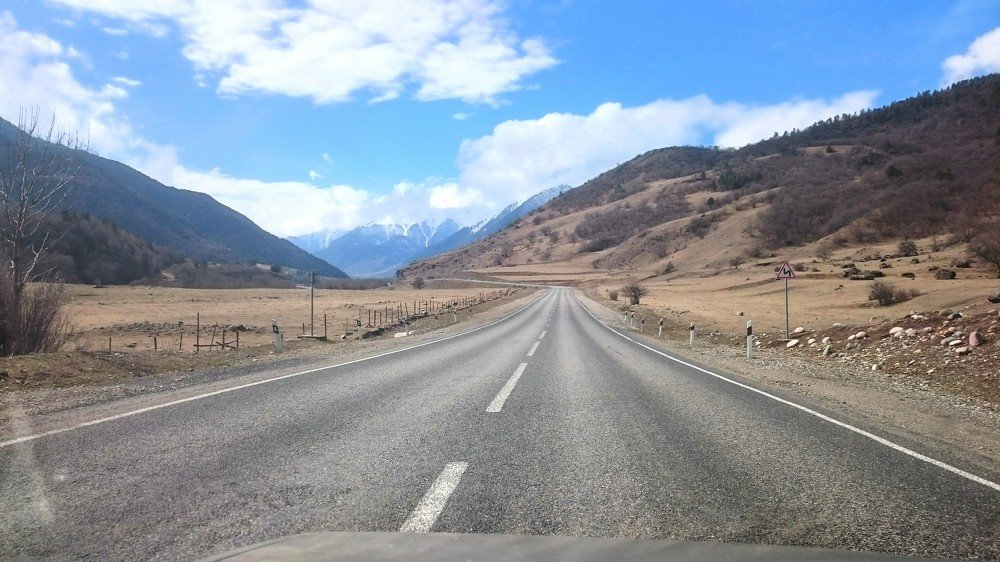 По пути на Домбай