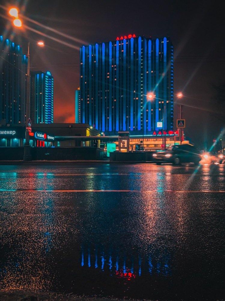 Ночная Москва