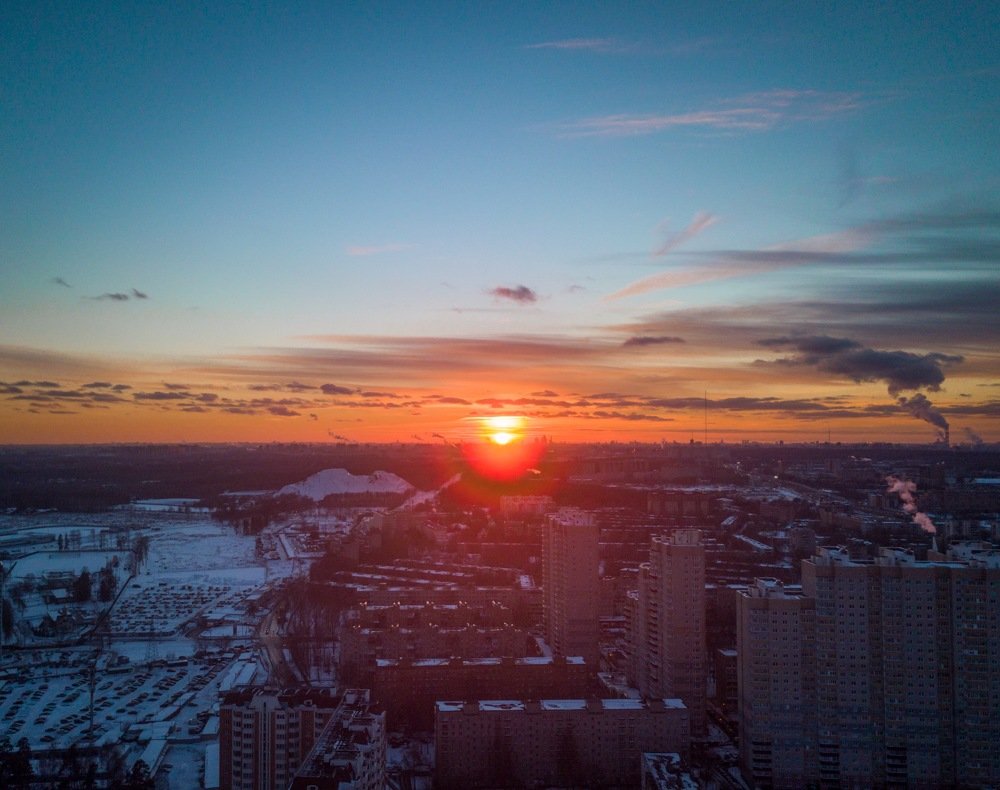 Закат над Балашихой