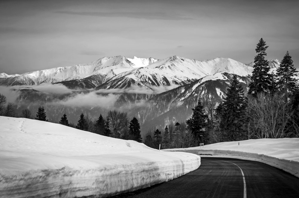 Дорога на Плато Лаго-Наки