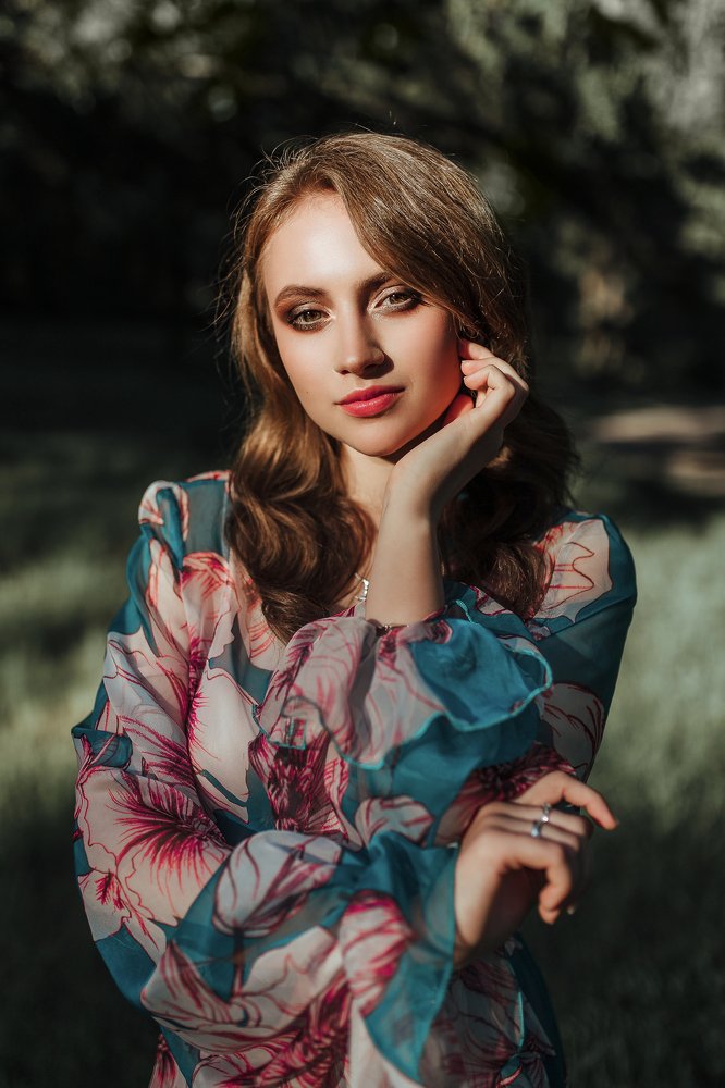 Girl in wood