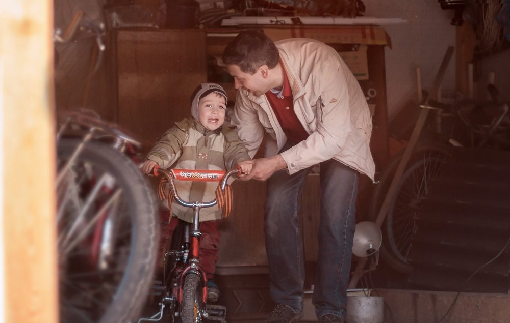 Вместе с папой