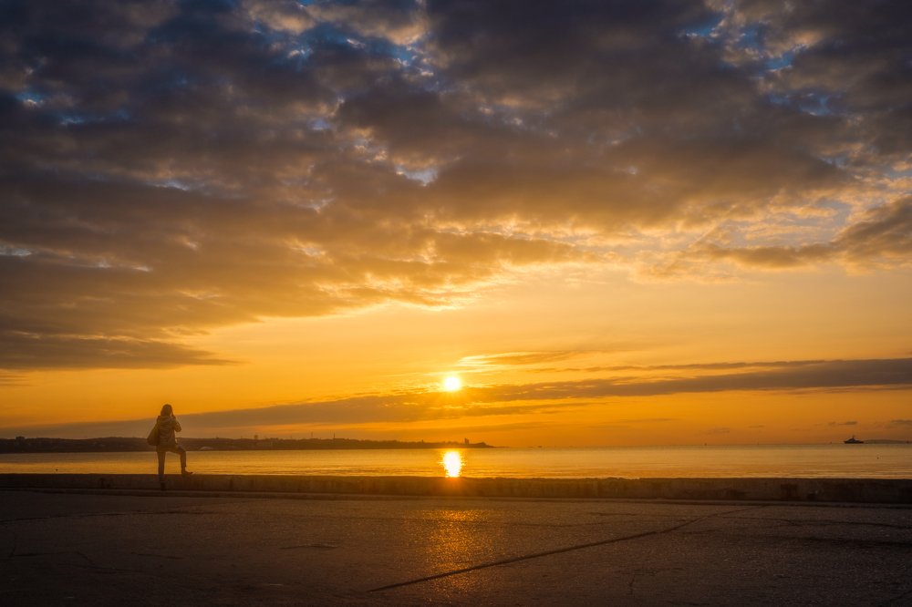 Встречая рассвет.