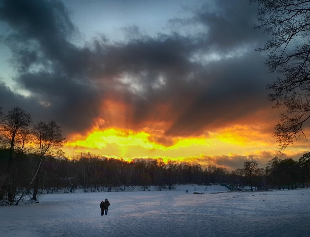 золотой закат