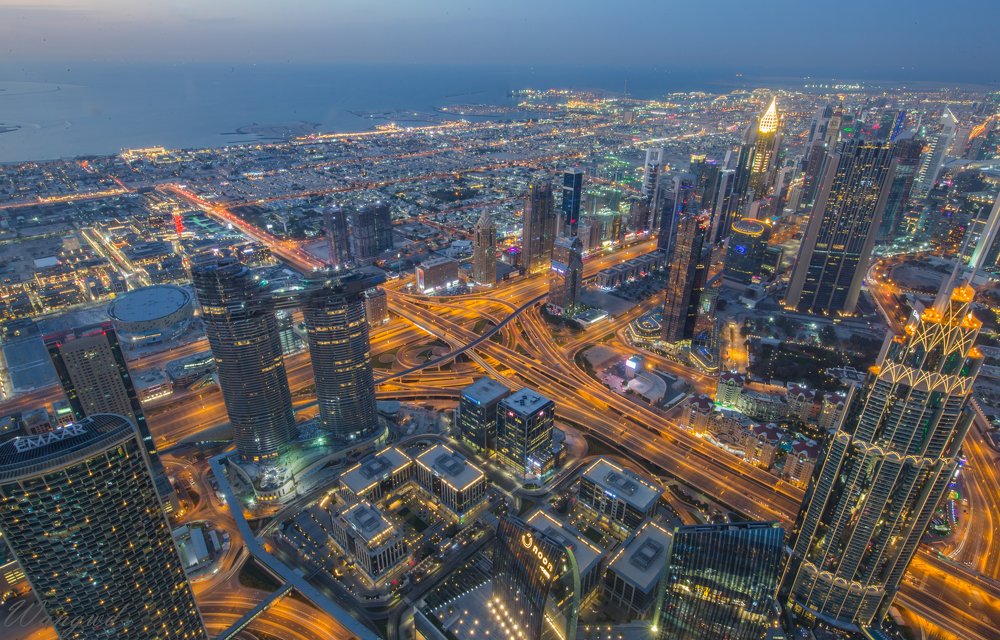 Overlooking the Dubai