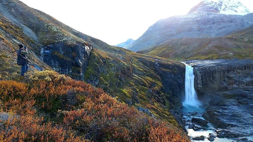 Hunter in beautiful Greenland