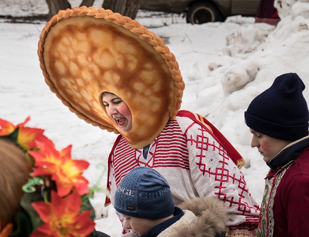 Женщина - блин