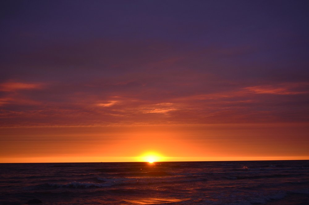 Море, закат ,май 2