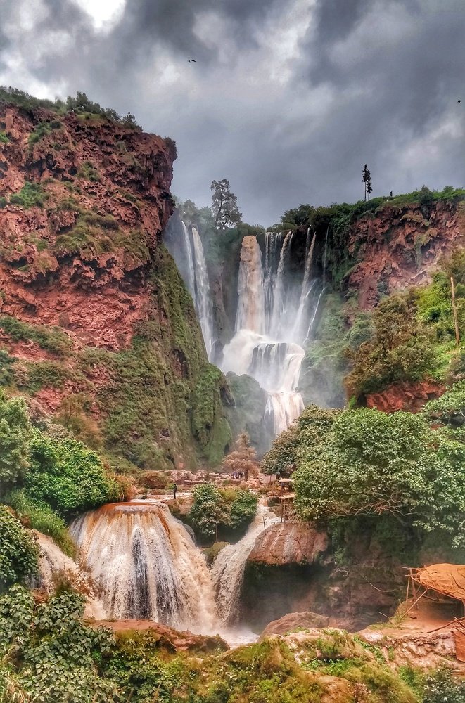 waterfall Ouzoud in Morocco
