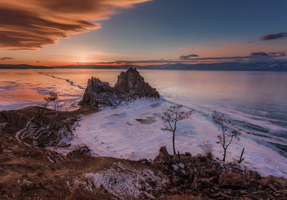 Закат над Малым морем