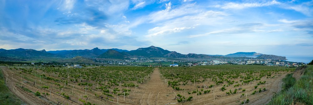 Весенний пейзаж. Судак