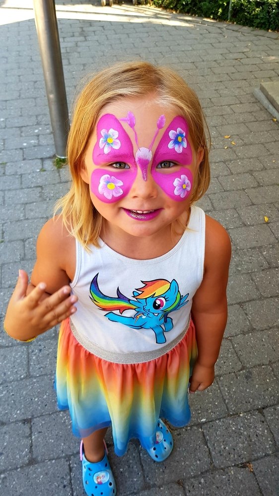 First face paint