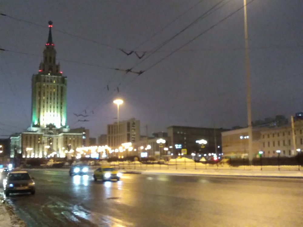 Москва в ночи