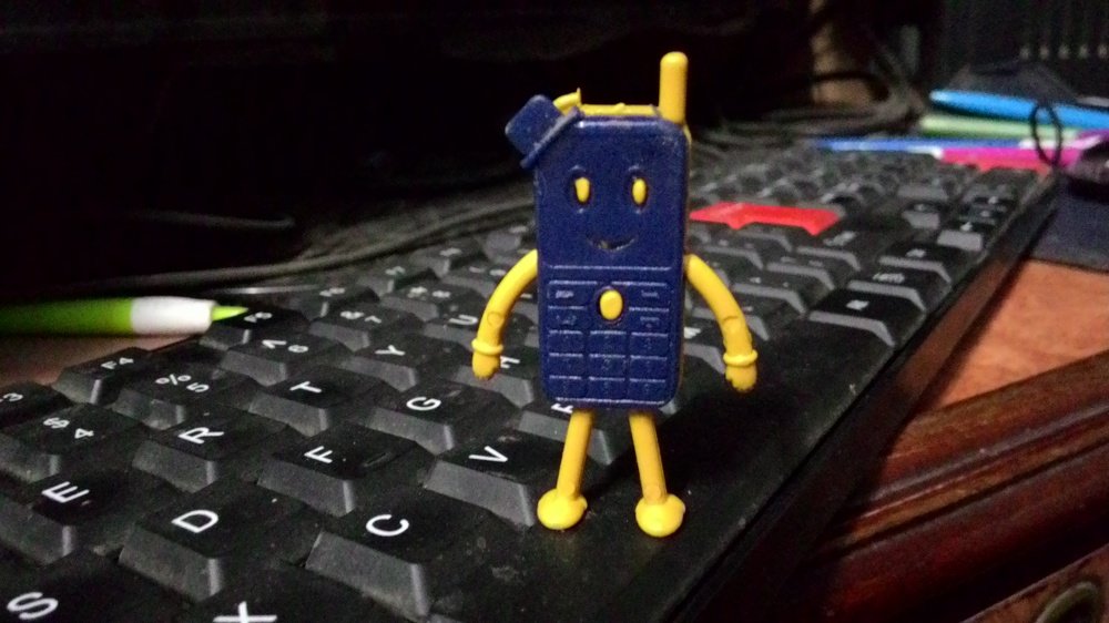 Mobile on the keyboard