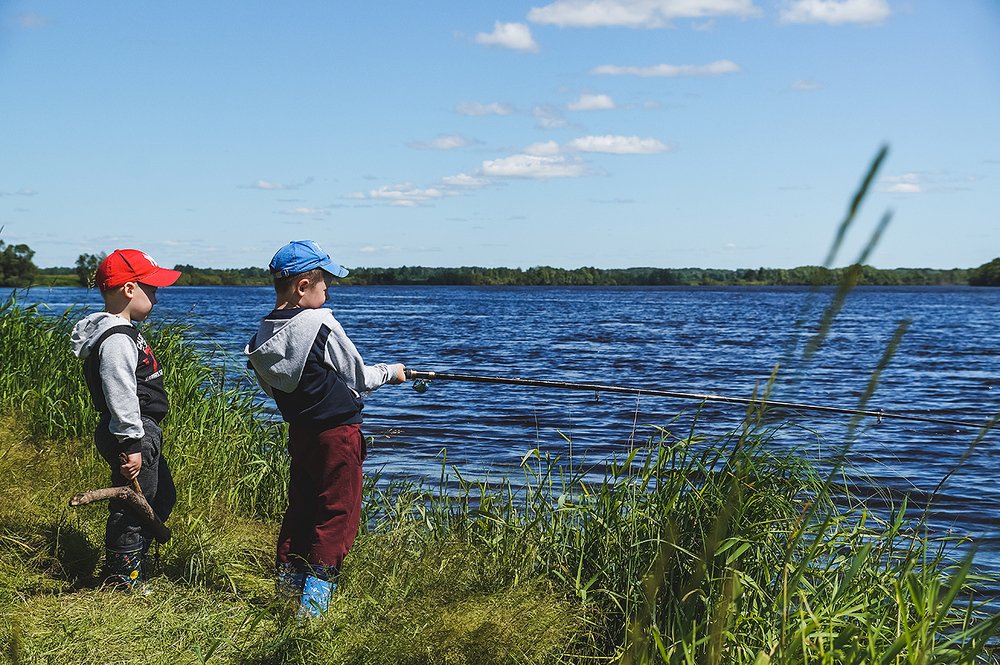 Первая рыбалка