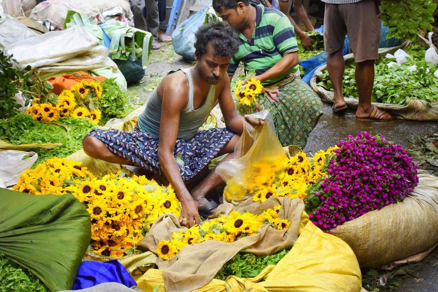 Flower seller