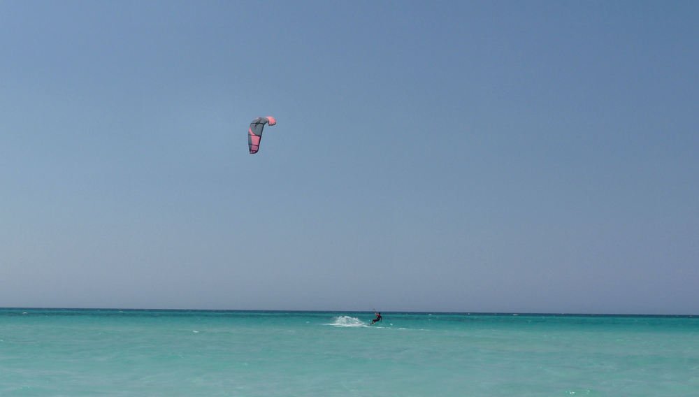 kitesurfing