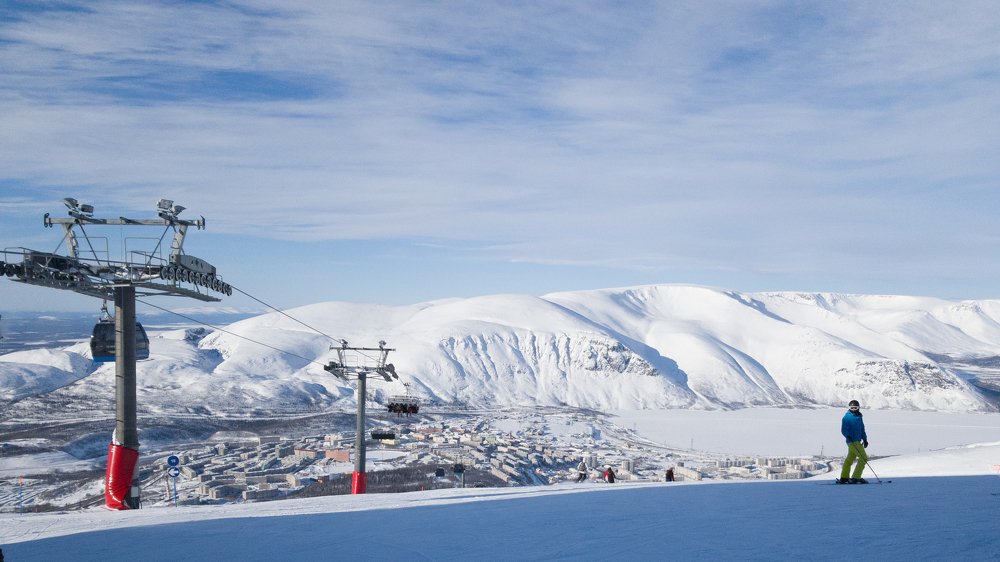 Большой Вудъявр. Вид на Кировск