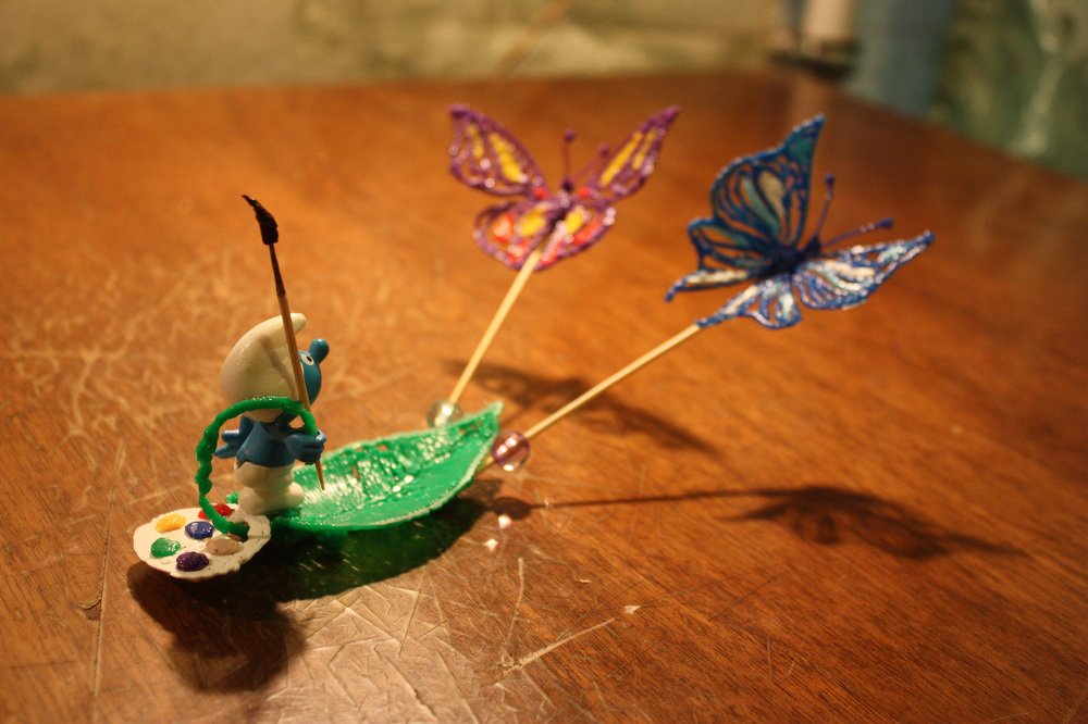 Гном-художник - вылет на сессию.