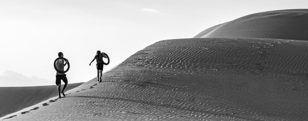 footSteps on the sand