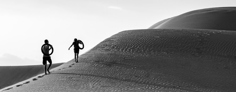footSteps on the sand