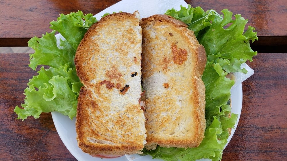 a beautiful homemade bread toast