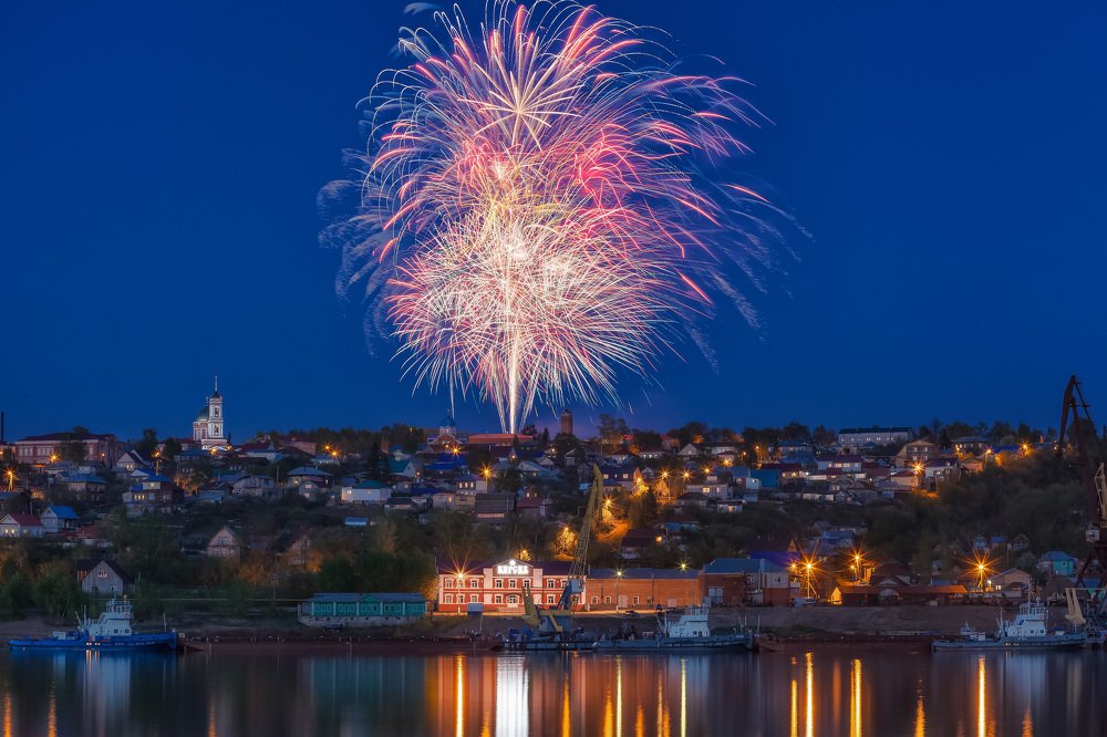 Салют 9 Мая 2019 город Бирск